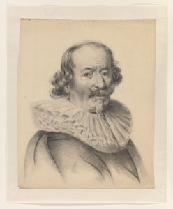 Portret van een zeventiende-eeuwse man door S.A. van der Heim