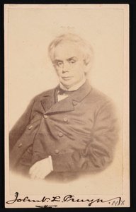 Portret van John V. L. John VanSchaick Lansing Pruyn 1811-1877, voor 1877