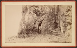 Split Rock vanuit het noorden, Mt. Desert.