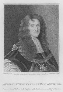 Aubery de Vere, XX en laatste graaf van Oxford door S. (after) Harding