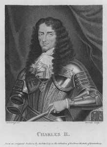Karel II door S. (after) Harding