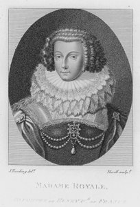 Madame Royale, dochter van Hendrik IV van Frankrijk door S. (after) Harding