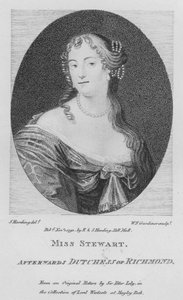 Juffrouw Stewart, later Hertogin van Richmond door S. (after) Harding