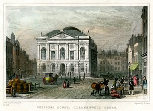 Sessions House, Clerkenwell Green, Islington, Londen, 1831