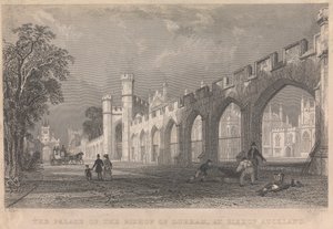 Het paleis van de bisschop van Durham, in Bishop Auckland; pagina 96 (Volume Eén) door S. Lacey