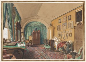 Interieur van de Woonkamer van een Man