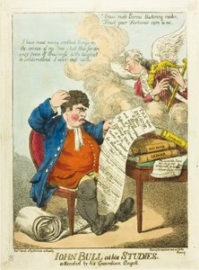 John Bull bij zijn studies