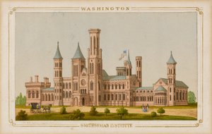 Smithsonian Instituut door Sachse, Edward