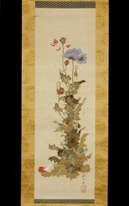 Mohnblumen door Sakai Hoitsu