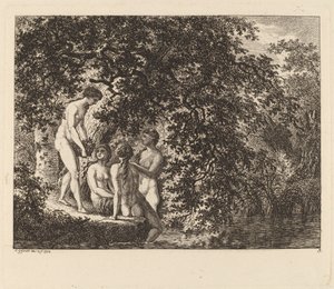 Meisje met een mand fruit, 1770
