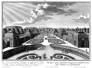 Prospect van het bovenste parterre van de 