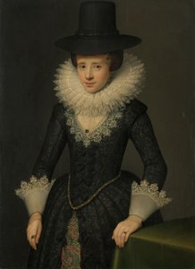 Portret van Anna Boudaen Courten (1599-1622)