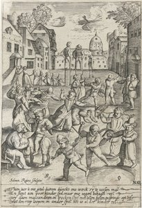 Kinderspelen door Salomon Rogiers