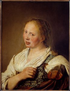 Portret van een jonge Vlaamse boer door Salomon de Bray