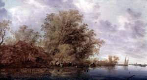 Bosrijk rivierlandschap