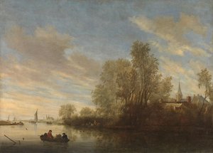 Riviergezicht bij Deventer