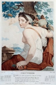 Revolutionaire kalender van 21 tot 22 augustus: Fructidor: De zon staat in het teken van de Maagd door Salvadore Tresca