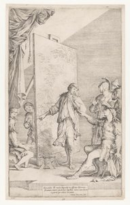 Alexander de Grote in het atelier van Apelles
