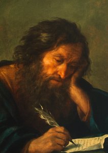Een evangelist door Salvatore Rosa