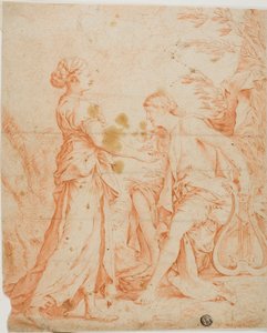 Apollo en de Cumeïsche Sybil door Salvator Rosa