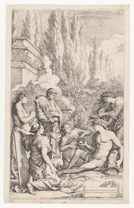 De genius van Salvator Rosa door Salvator Rosa