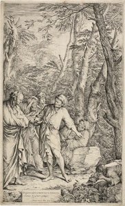Diogenes gooit zijn kom weg