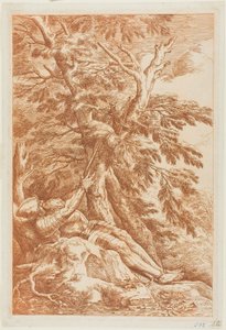 Sint Willem van Maleval door Salvator Rosa