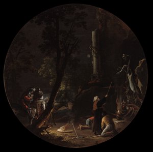 Scènes van Hekserij: Nacht, ca. 1645-1649 door Salvator Rosa
