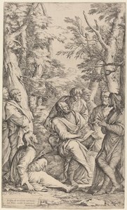 De Academie van Plato door Salvator Rosa