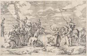 De Dood van Atilius Regulus door Salvator Rosa
