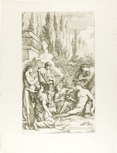 Het genie van Salvator Rosa door Salvator Rosa