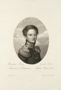 Grootvorst Michael Pavlovich van Rusland 1798-1849 door Salvatore Cardelli