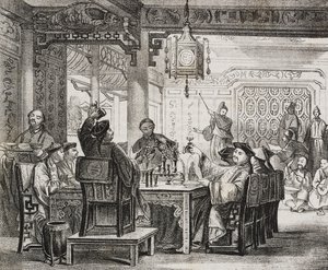 Een rijk Chinees banket, uit Poliorama Pittoresco, nr. 11, 19 oktober