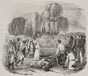 Begrafenis van Napoleon Bonaparte op het eiland Sint-Helena, 9 mei