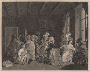 De voorbereidingen voor het ballet