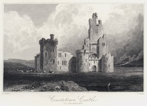 Courtstown Kasteel, Co Kilkenny (gravure) door Samuel (after) Austin