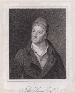 Sir John Soane, Engelse architect en verzamelaar door Samuel (after) Drummond