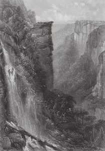 Australië: Val van de Weatherboard door Samuel (after) Prout