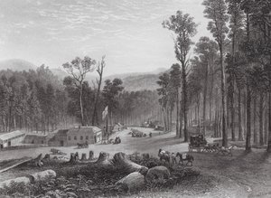 Australië: Marysville, Victory (gravure)