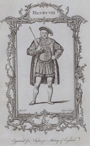 Henry VIII (gravure) door Samuel (after) Wale