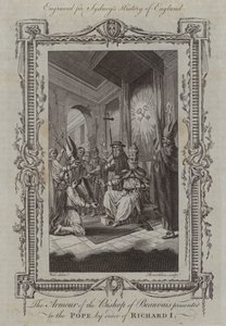 Het Harnas van de Bisschop van Beauvais aan de Paus Gegeven door Richard I