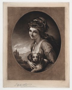 Lady Hamilton als de natuur