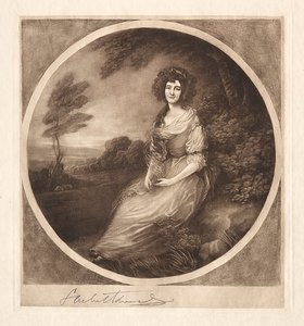 Mevrouw Sheridan, 19e-20e eeuw door Samuel Arlent Edwards