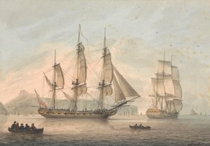 Linieschepen bij Dover