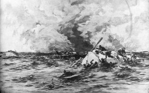 De reddingsboten van RMS Lusitania, 7 mei 1915