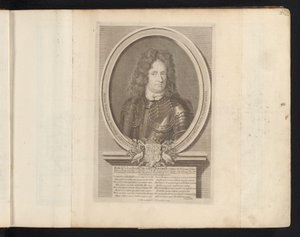 Portret van Erik Jönssen Dahlberg door Samuel Blesendorf