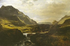 In Glen Massan door Samuel Bough