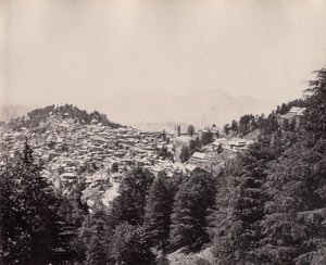 Shimla door Samuel Bourne