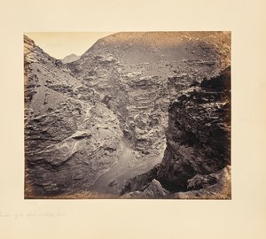 De kruising van de rivieren Spiti en Sutlej door Samuel Bourne