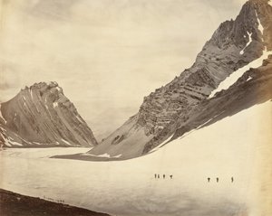 De Manirung-pas, 1860s door Samuel Bourne
